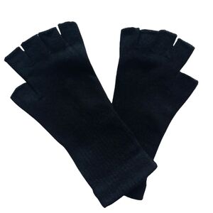 NWOT Premillow Black Unisex Fingerless, Half Finger, Long Cuff Winter Gloves